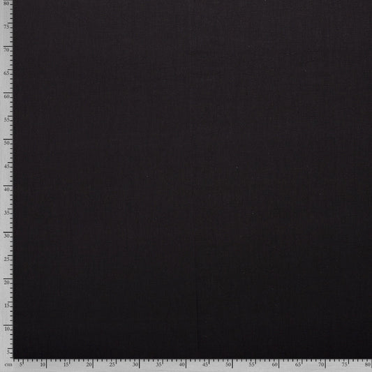 Tissu Lin Lavé - Black