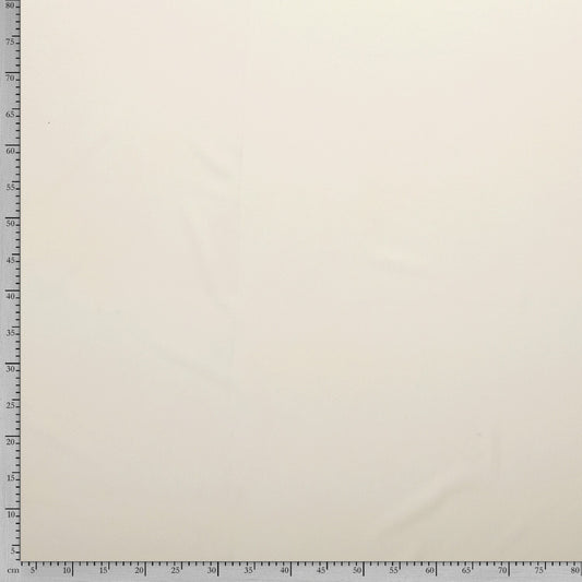 Tissu Crêpe Polyester Viscose Elasthanne - Ivory