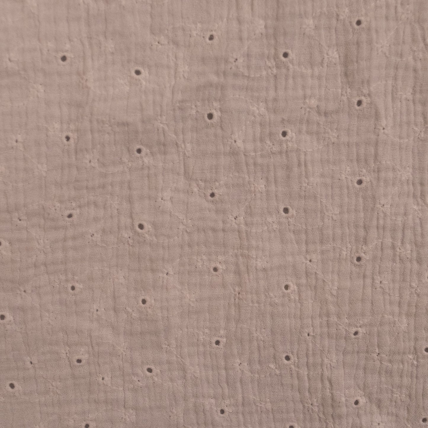 Tissu Double Gaze Brodé - 002