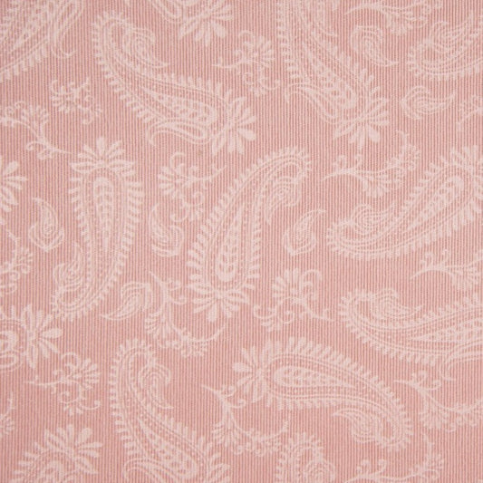 Tissu Velours Côtelé Impression Cachemire - 012