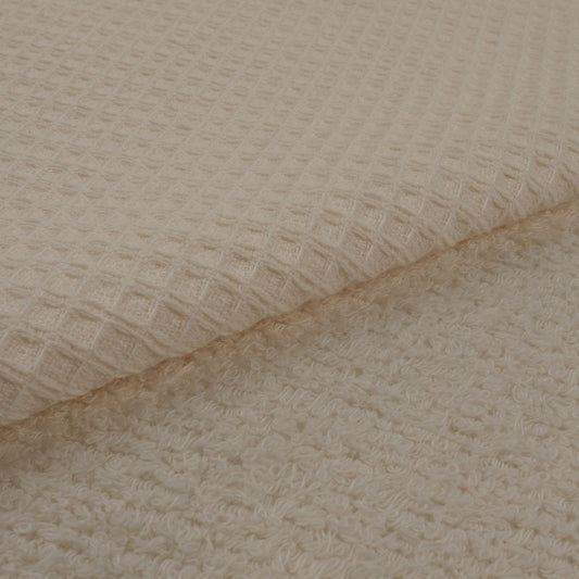 Tissu Nid D'abeille Reversible Eponge - 020