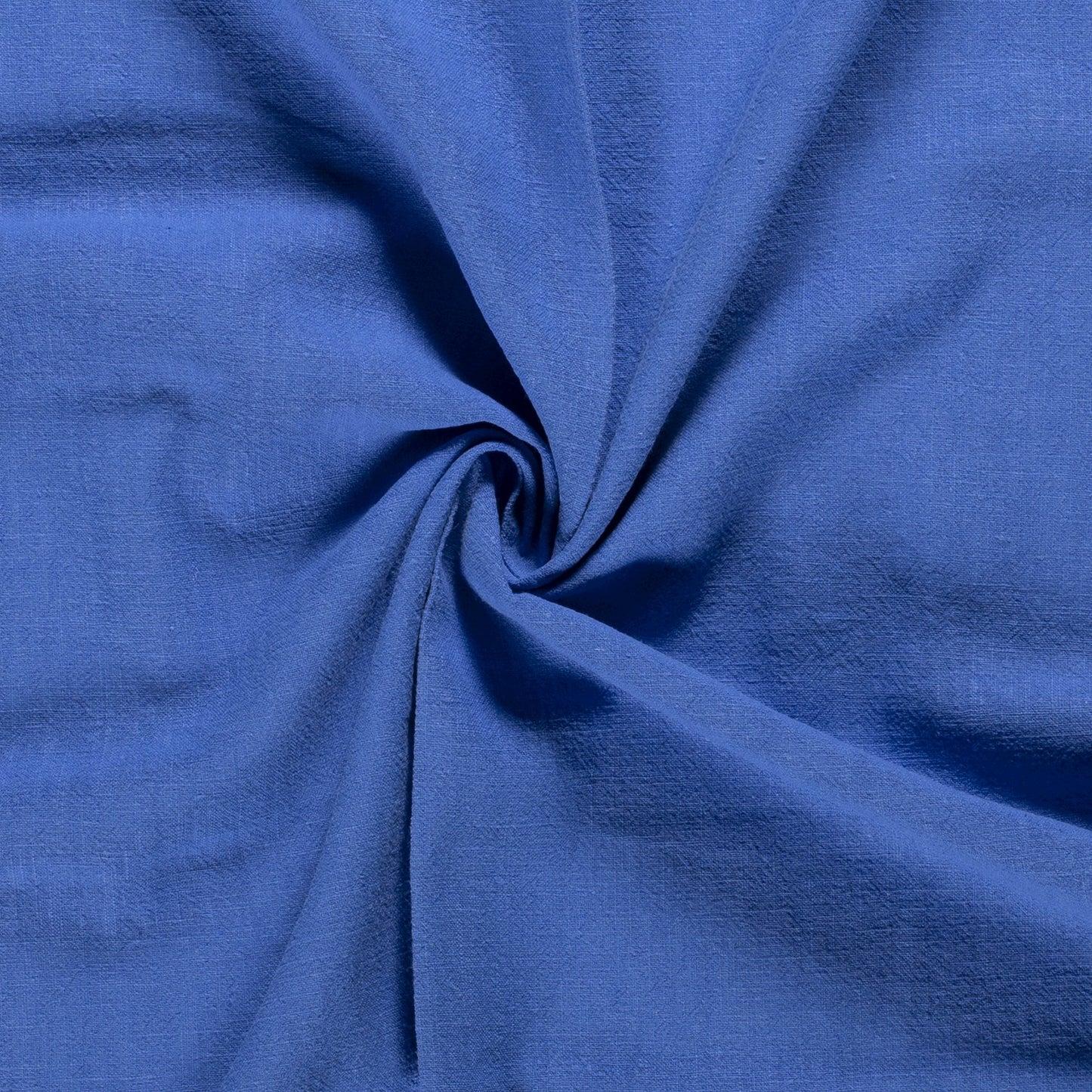 Tissu Lin Lavé - Kobalt