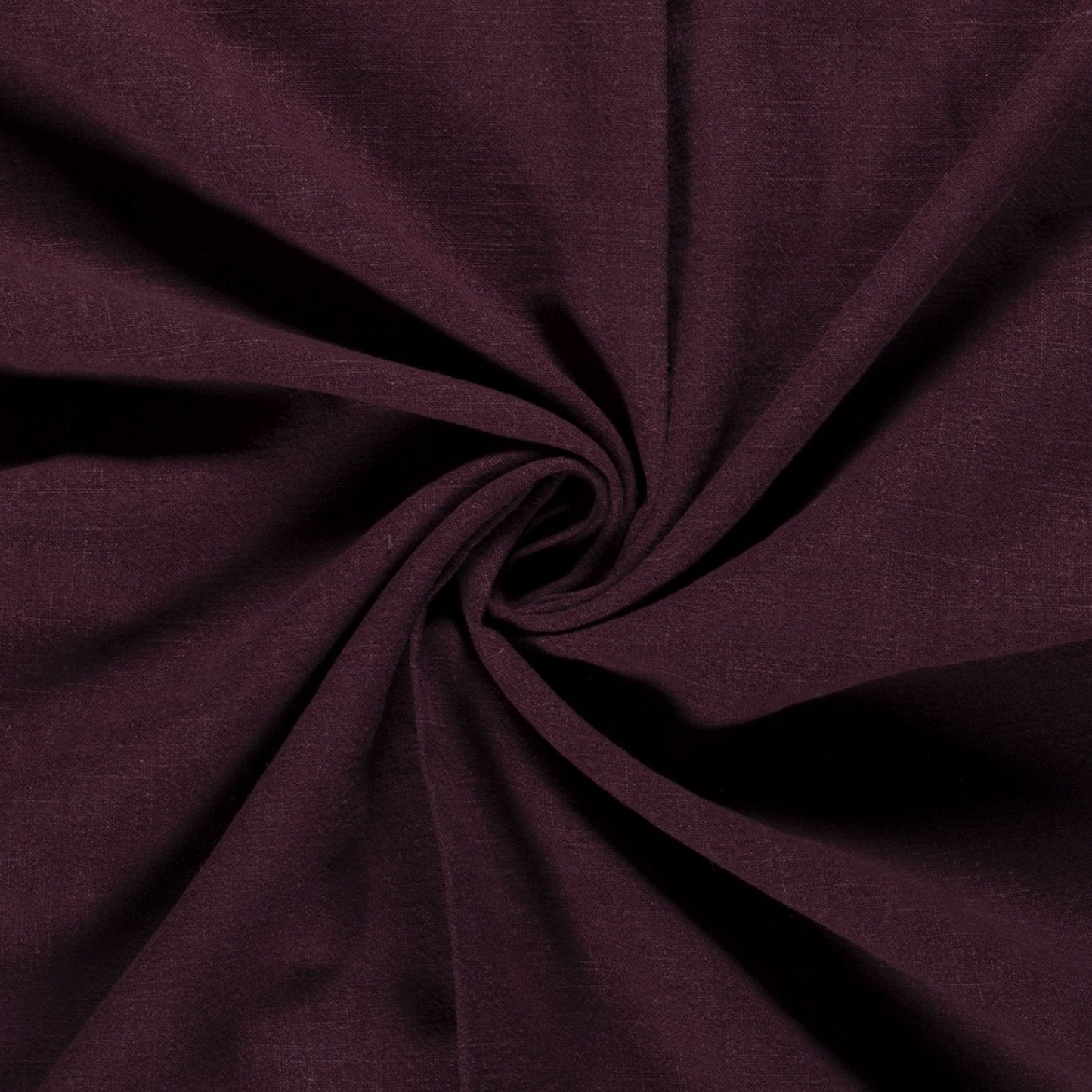 Tissu Lin Lavé - Burgundy