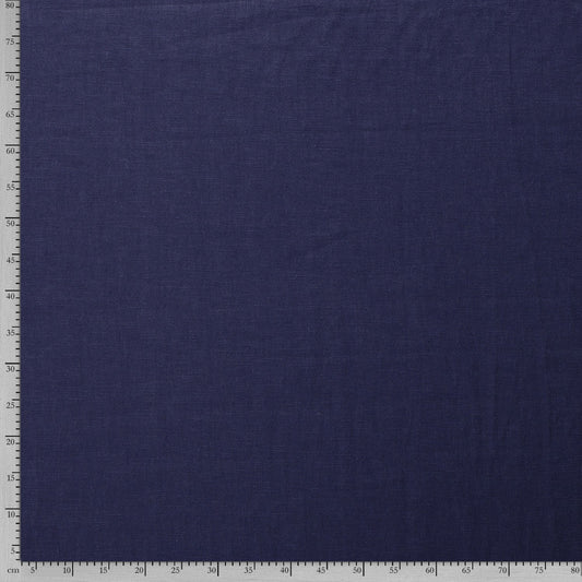Tissu Lin Lavé - Smoke Blue