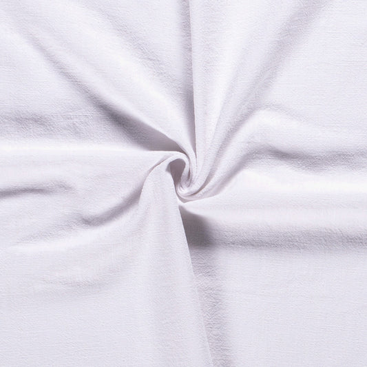 Tissu Lin Lavé - White