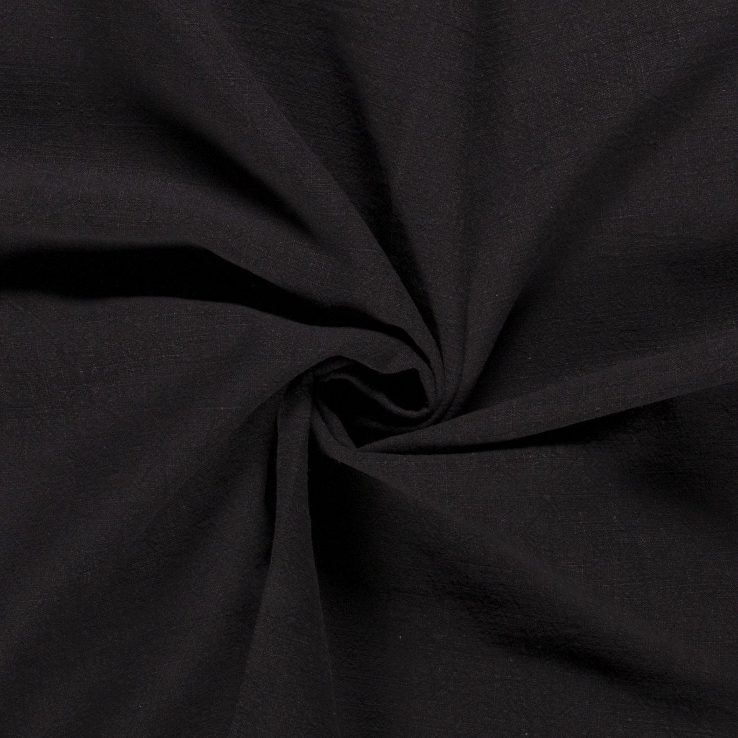 Tissu Lin Lavé - Black