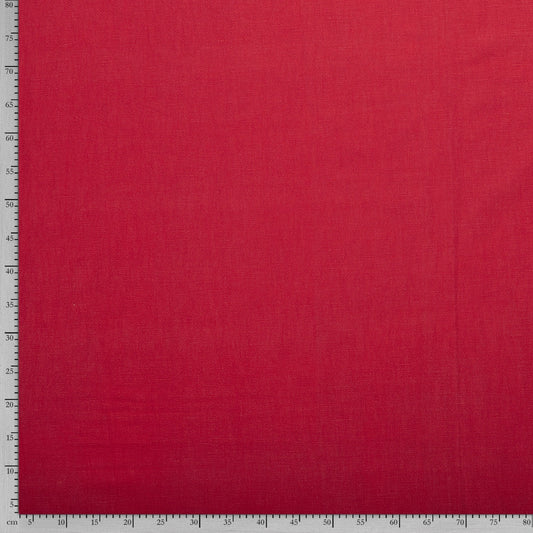 Tissu Lin Lavé - Red