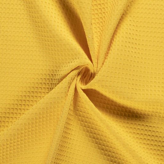 Tissu Nid d'abeille - Lemon