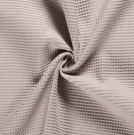 Tissu Nid d'abeille - Sand