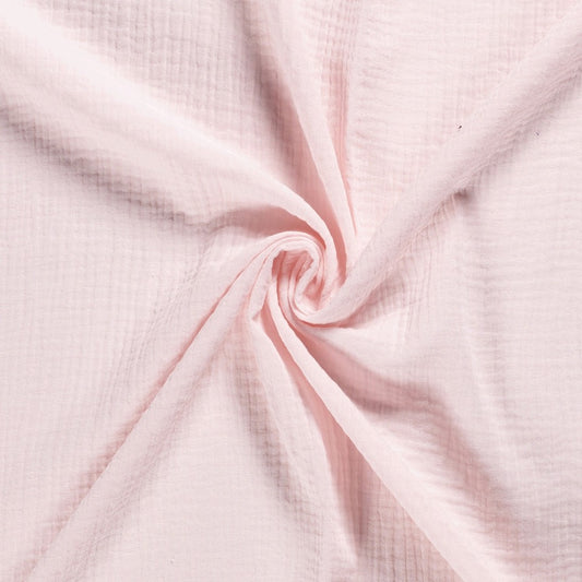 Tissu Double Gaze - Blush