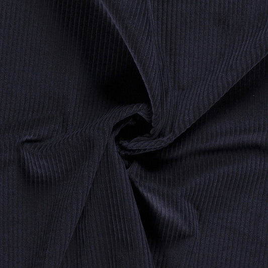 Tissu Velours Côtelé - Navy