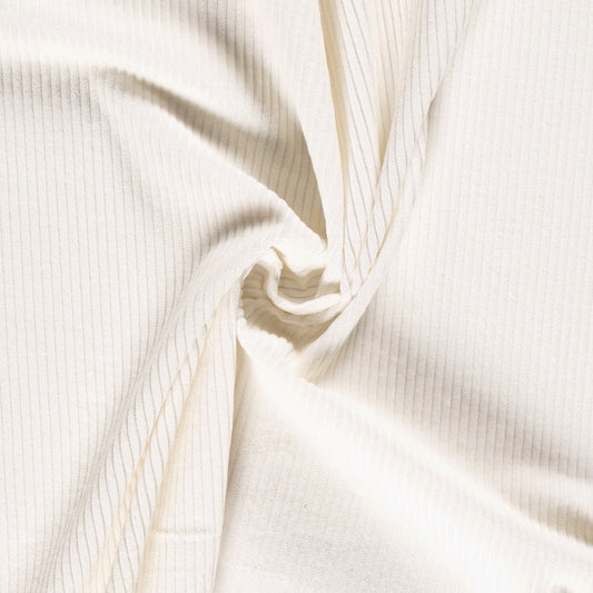 Tissu Velours Côtelé - Ivory