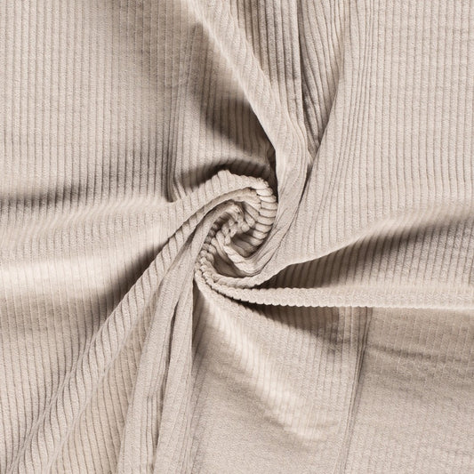 Tissu Velours Côtelé - Greige