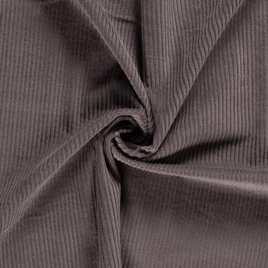 Tissu Velours Côtelé - Taupe