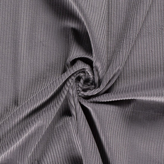 Tissu Velours Côtelé - Grey