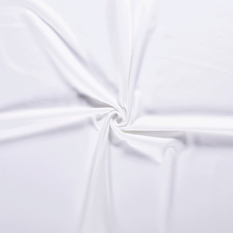 Tissu Molleton Sweat - White