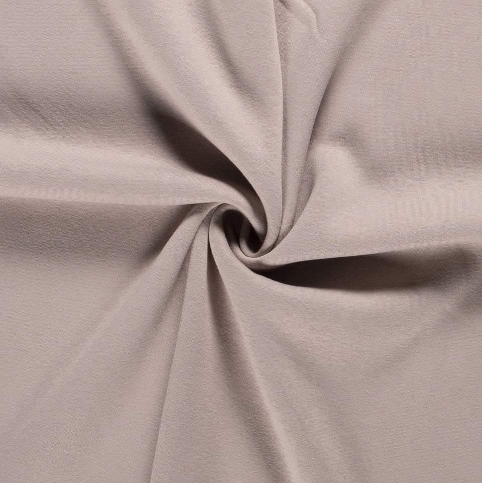 Tissu Molleton Sweat - Wood Ash