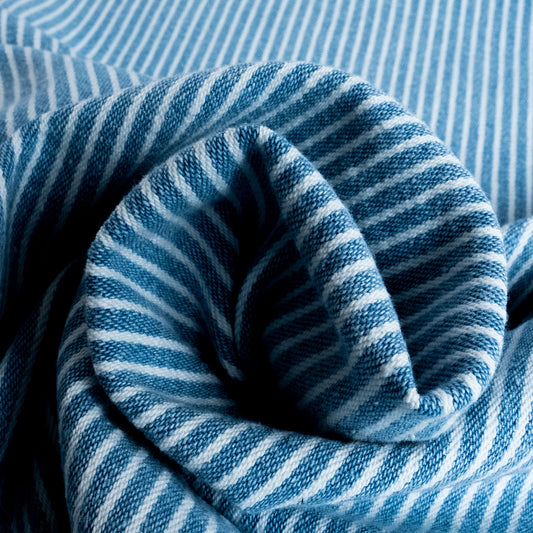 Tissu Jean Rayé - 0658052