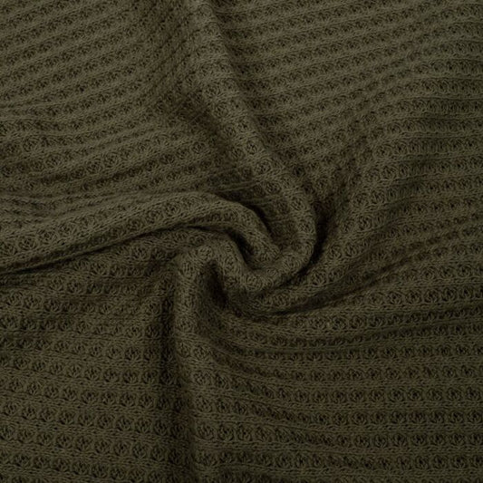 Tissu Maille Pull Waffle Big Knit - 215