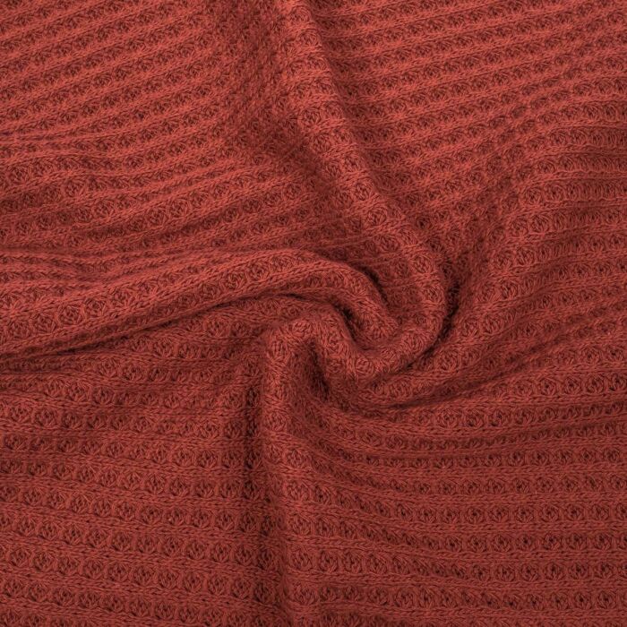 Tissu Maille Pull Waffle Big Knit - 540