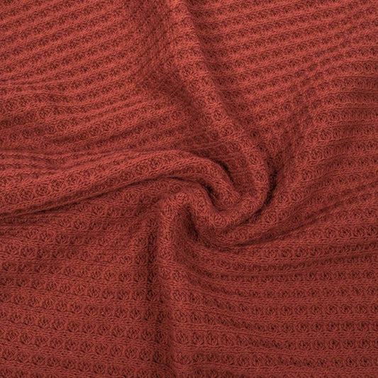 Tissu Maille Pull Waffle Big Knit - 540