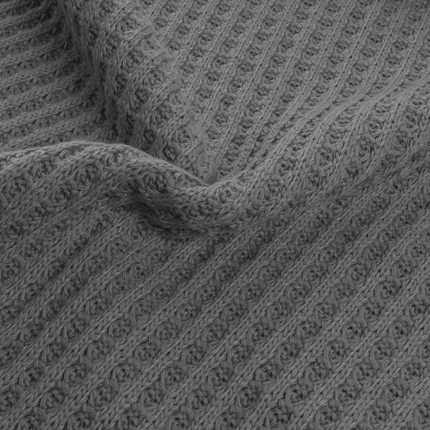 Tissu Maille Pull Waffle Big Knit - 970