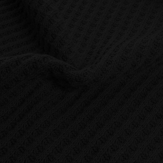 Tissu Maille Pull Waffle Big Knit - 999