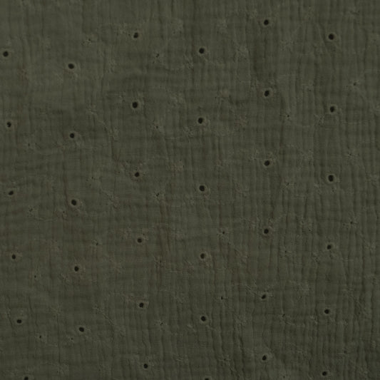 Tissu Double Gaze Brodé - 216