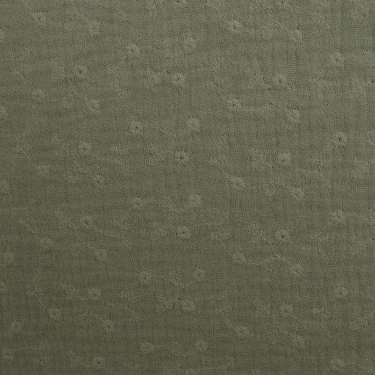 Tissu Double Gaze Brodé - 322