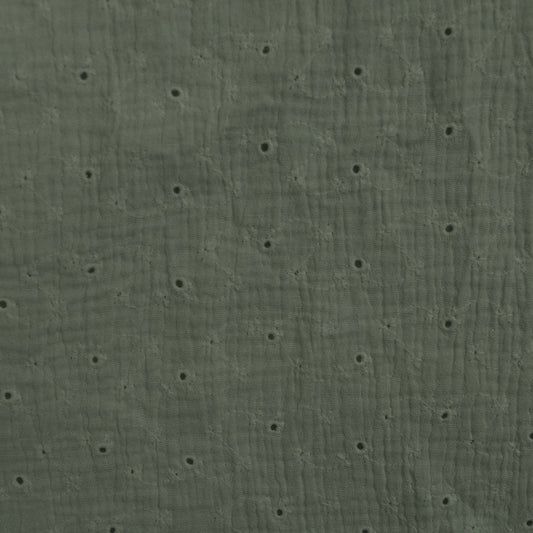 Tissu Double Gaze Brodé - 323
