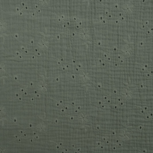 Tissu Double Gaze Brodé - 325