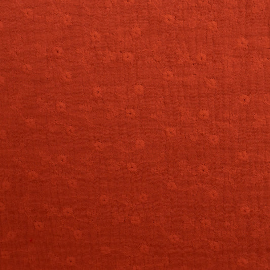 Tissu Double Gaze Brodé - 454