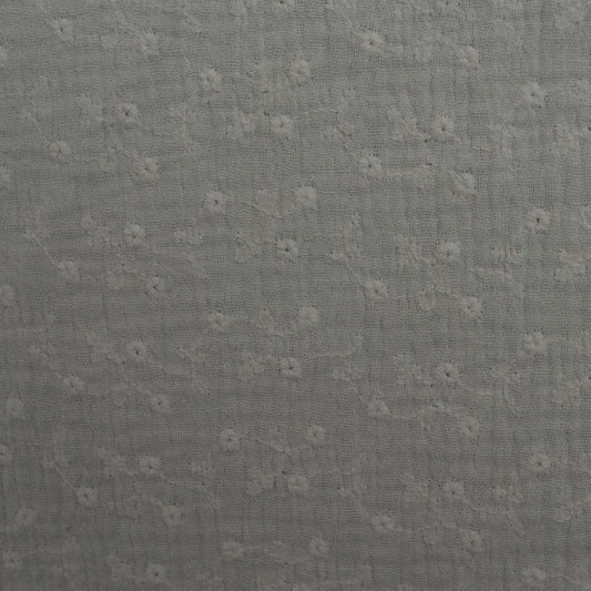Tissu Double Gaze Brodé - 635