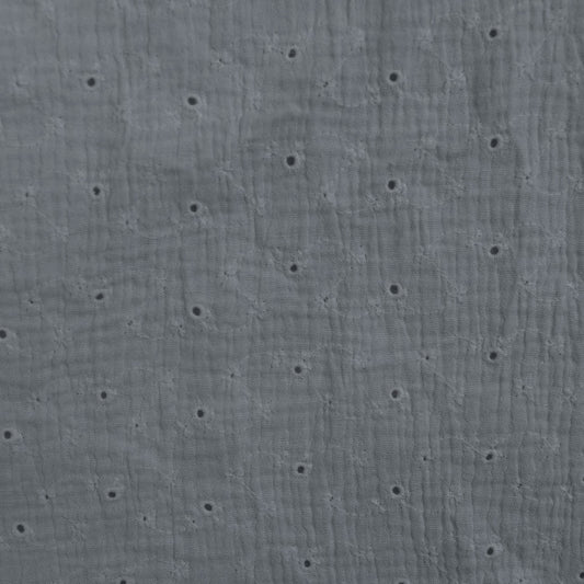 Tissu Double Gaze Brodé - 636