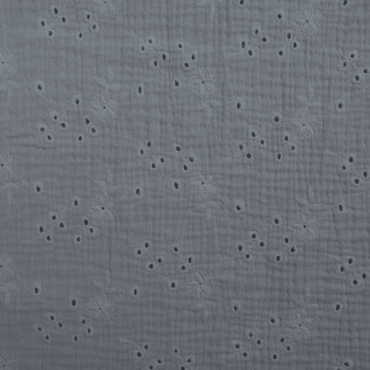 Tissu Double Gaze Brodé - 638