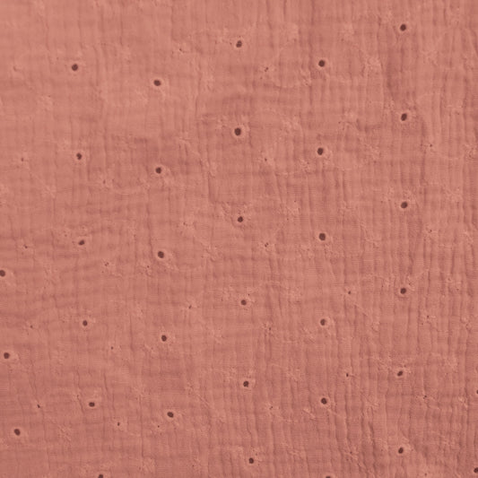 Tissu Double Gaze Brodé - 821