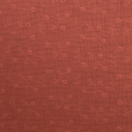 Tissu Double Gaze Brodé - 825