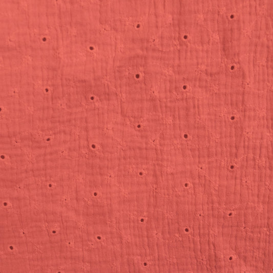 Tissu Double Gaze Brodé - 826