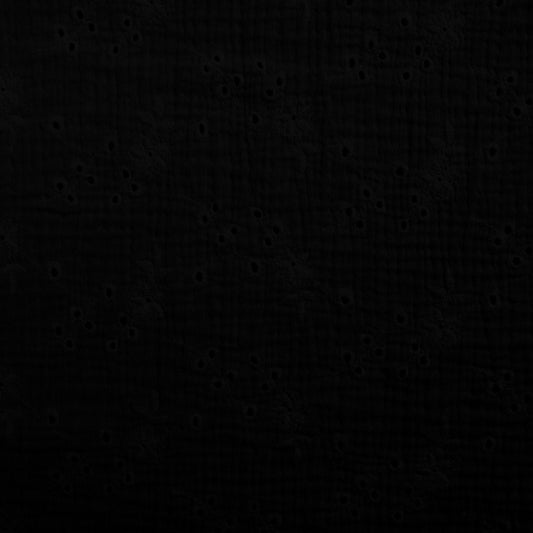 Tissu Double Gaze Brodé - 999