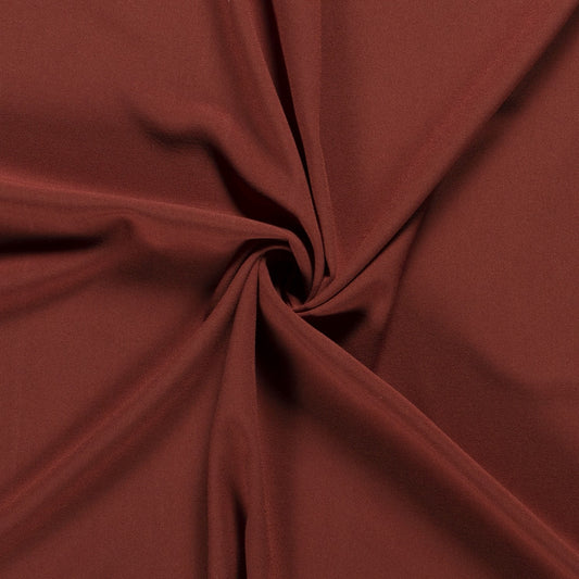 Tissu Crêpe Polyester Viscose Elasthanne - Sienna