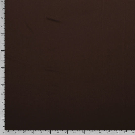 Tissu Crêpe Polyester Viscose Elasthanne - Brown