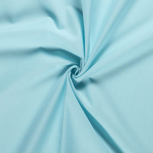 Tissu Cretonne Uni - Powder Blue