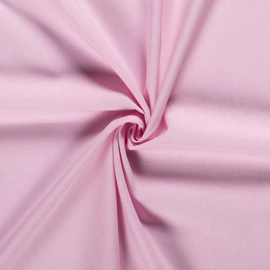 Tissu Cretonne Uni - Pink
