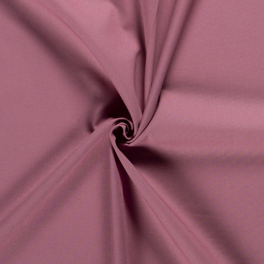 Tissu Cretonne Uni - Pale Violet Red