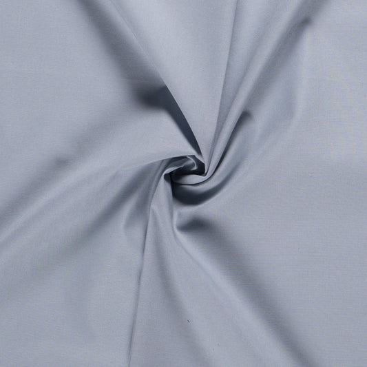 Tissu Cretonne Uni - Silver