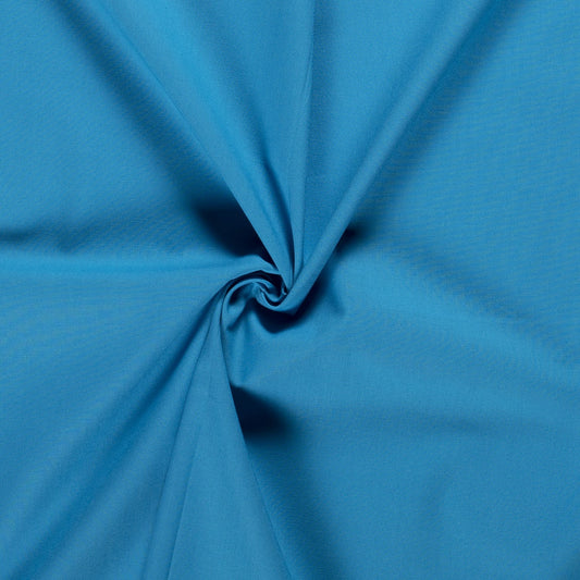 Tissu Cretonne Uni - Deep Sky Blue