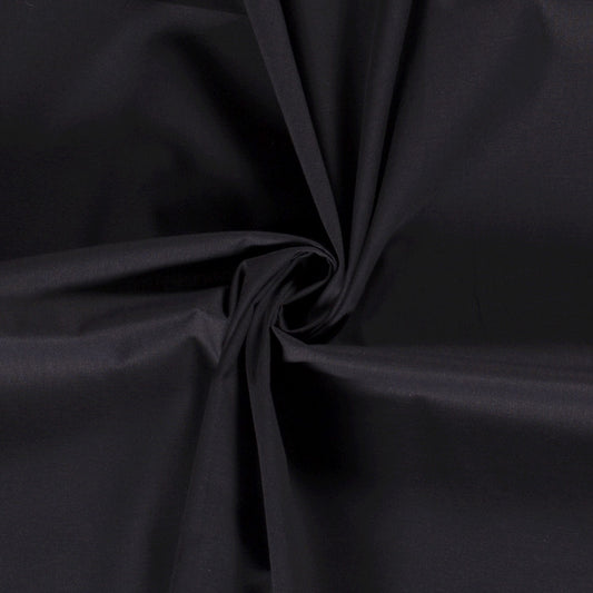 Tissu Cretonne Uni - Deep Grey