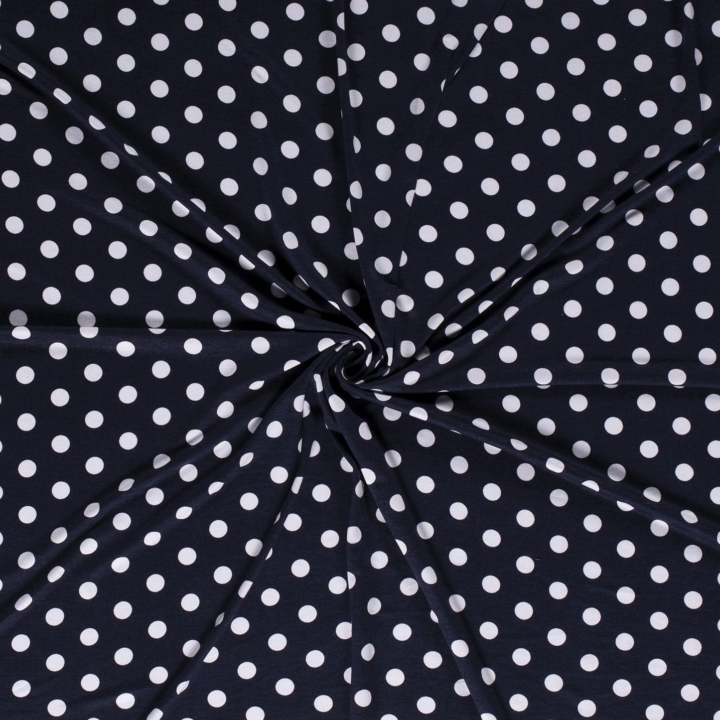 Tissu Jersey Viscose Elasthane Imrpime Gros Pois - 008