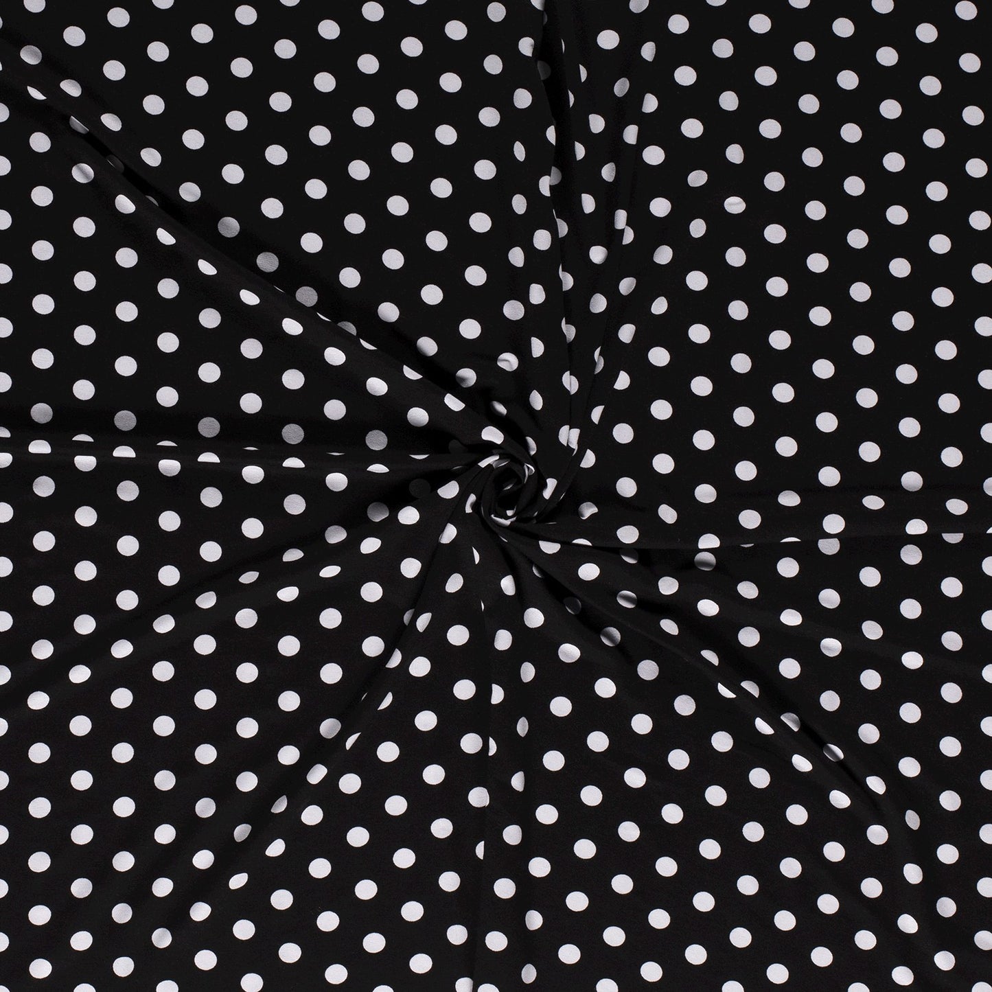 Tissu Jersey Viscose Elasthane Imrpime Gros Pois - 069