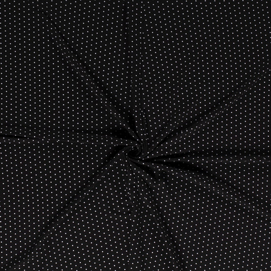 Tissu Jersey Viscose Eslasthane Imprime Pois - 069